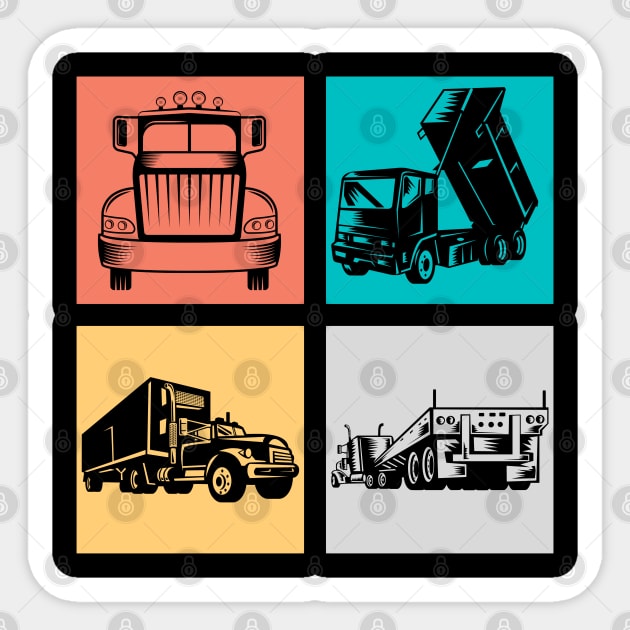 Truck Driver Sticker by Xtian Dela ✅